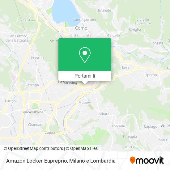 Mappa Amazon Locker-Eupreprio