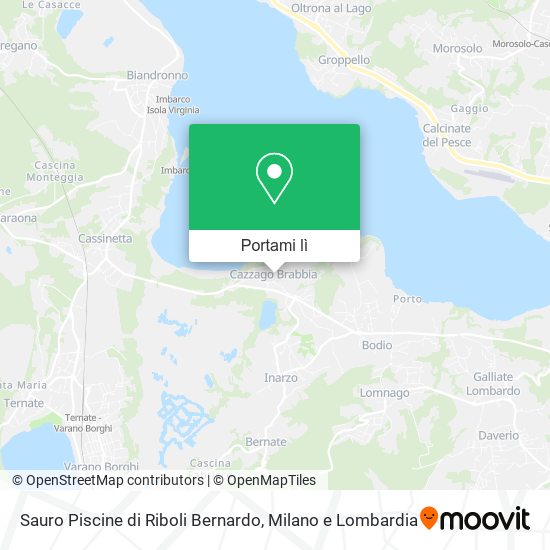 Mappa Sauro Piscine di Riboli Bernardo