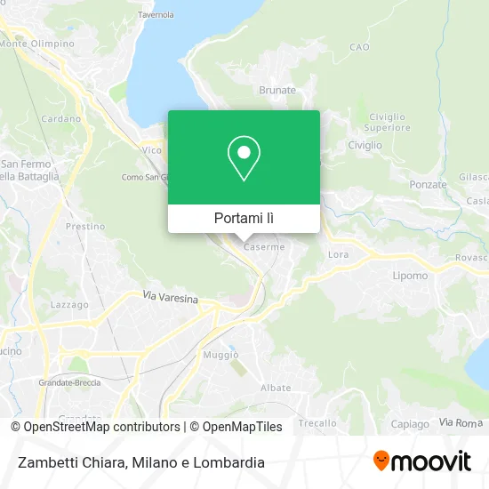 Mappa Zambetti Chiara