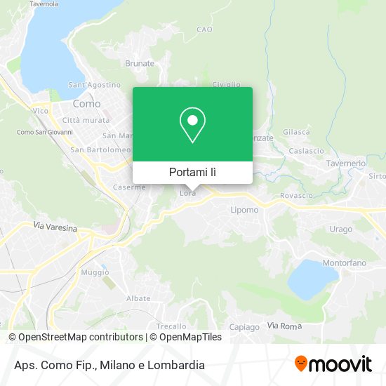 Mappa Aps. Como Fip.