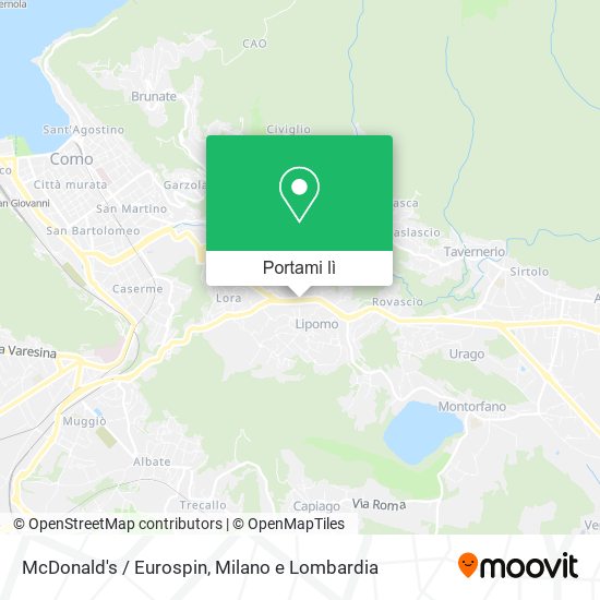 Mappa McDonald's / Eurospin
