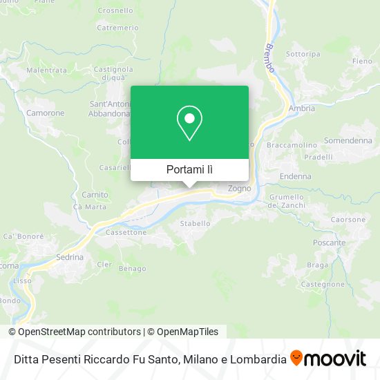 Mappa Ditta Pesenti Riccardo Fu Santo