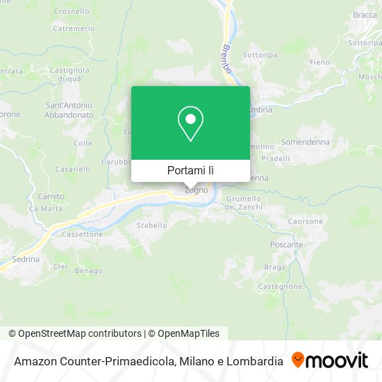 Mappa Amazon Counter-Primaedicola