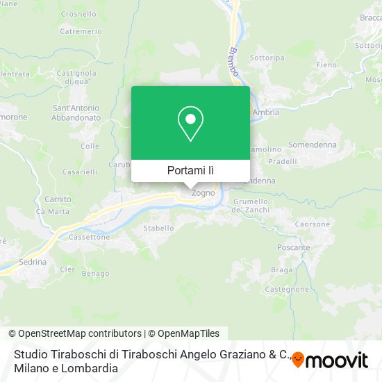 Mappa Studio Tiraboschi di Tiraboschi Angelo Graziano & C.
