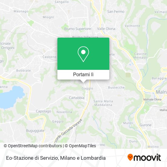 Mappa Eo-Stazione di Servizio