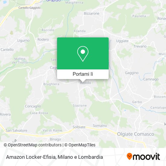 Mappa Amazon Locker-Efisia