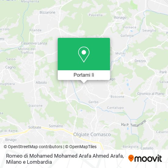 Mappa Romeo di Mohamed Mohamed Arafa Ahmed Arafa
