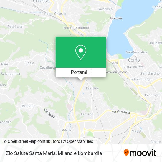 Mappa Zio Salute Santa Maria