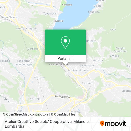 Mappa Atelier Creattivo Societa' Cooperativa
