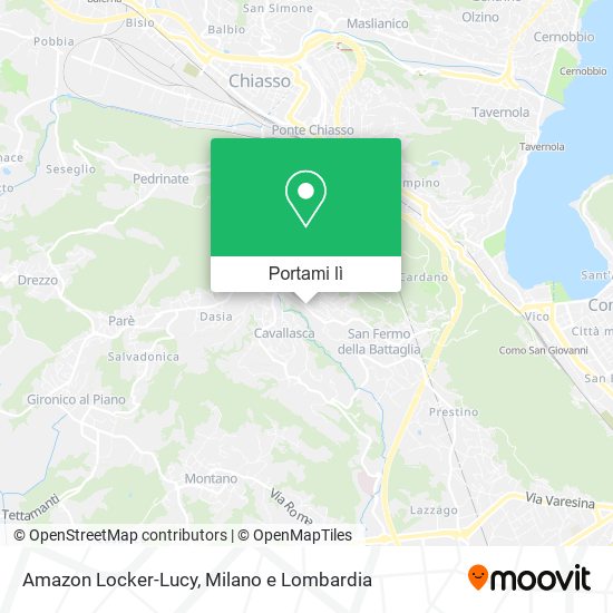 Mappa Amazon Locker-Lucy