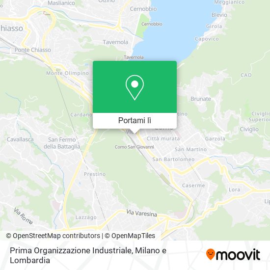Mappa Prima Organizzazione Industriale