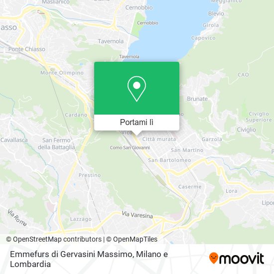 Mappa Emmefurs di Gervasini Massimo