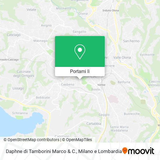 Mappa Daphne di Tamborini Marco & C.
