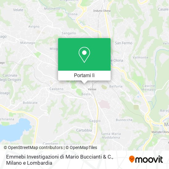 Mappa Emmebi Investigazioni di Mario Buccianti & C.