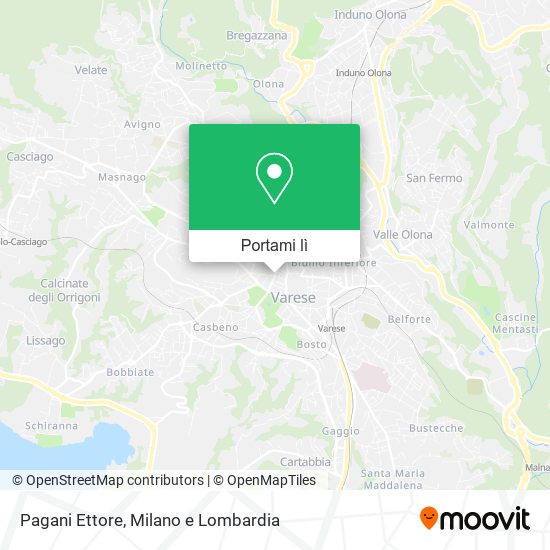 Mappa Pagani Ettore