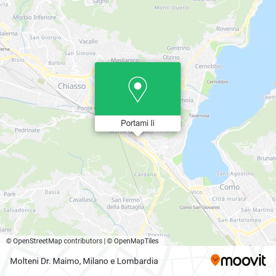 Mappa Molteni Dr. Maimo