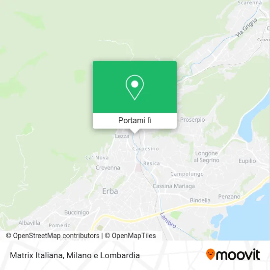 Mappa Matrix Italiana