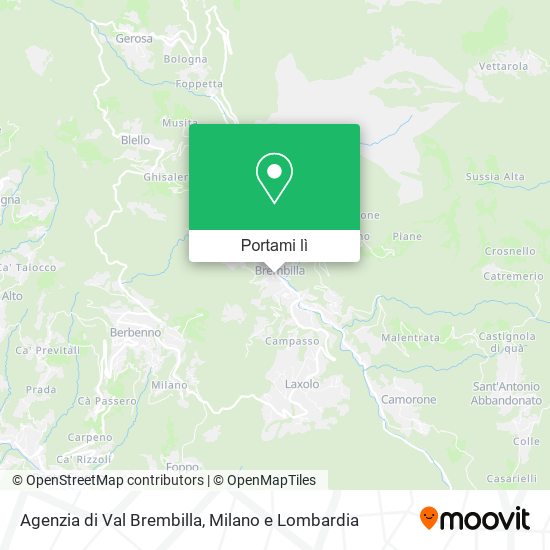 Mappa Agenzia di Val Brembilla