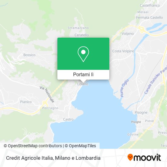 Mappa Credit Agricole Italia