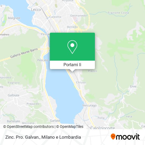 Mappa Zinc. Pro. Galvan.
