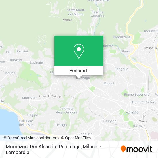 Mappa Moranzoni Dra Aleandra Psicologa