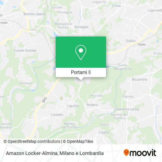 Mappa Amazon Locker-Almina