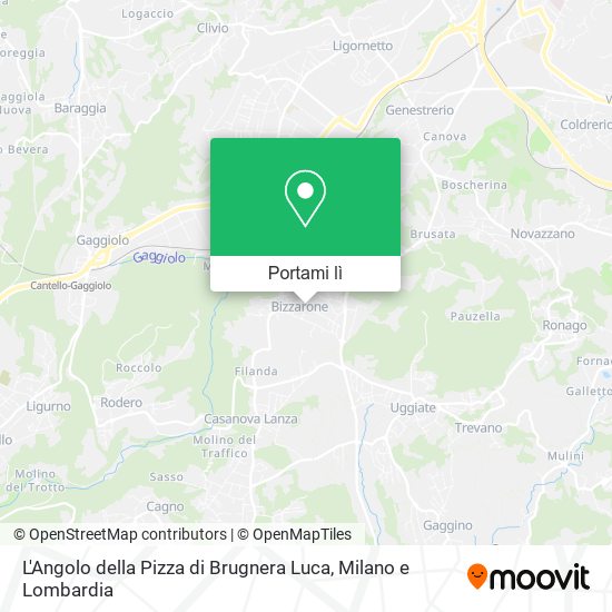 Mappa L'Angolo della Pizza di Brugnera Luca