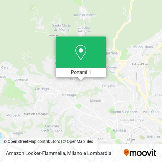 Mappa Amazon Locker-Fiammella