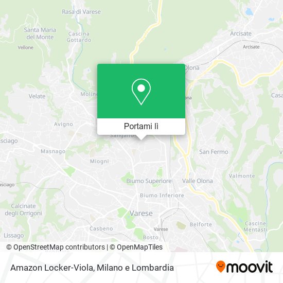 Mappa Amazon Locker-Viola