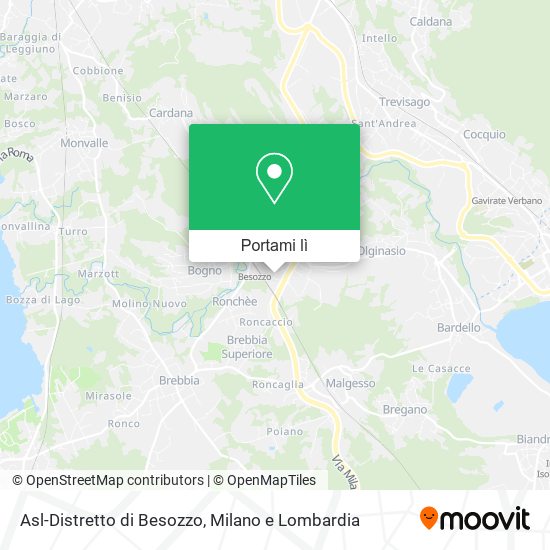 Mappa Asl-Distretto di Besozzo