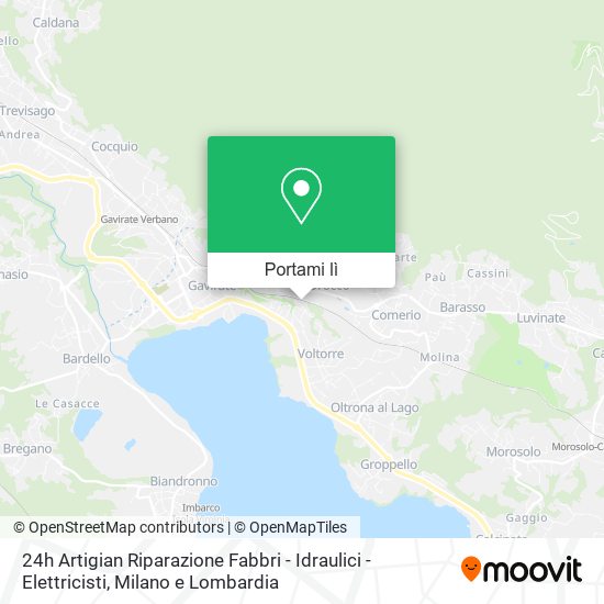 Mappa 24h Artigian Riparazione Fabbri - Idraulici - Elettricisti