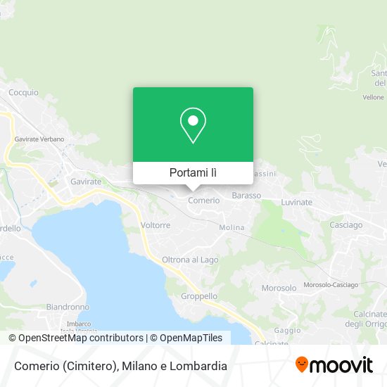 Mappa Comerio (Cimitero)