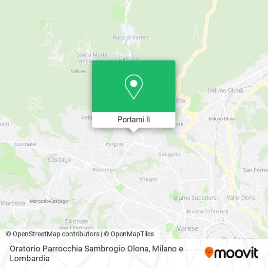 Mappa Oratorio Parrocchia Sambrogio Olona