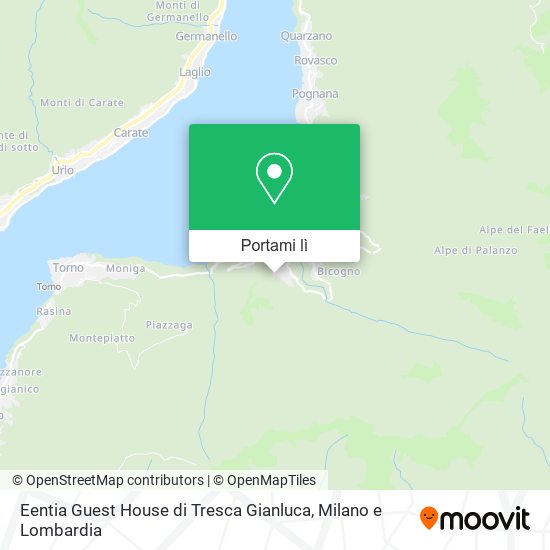 Mappa Eentia Guest House di Tresca Gianluca