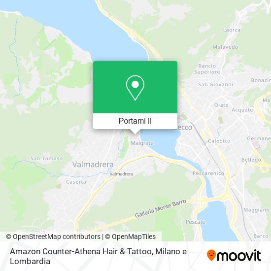 Mappa Amazon Counter-Athena Hair & Tattoo