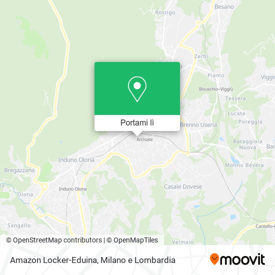 Mappa Amazon Locker-Eduina