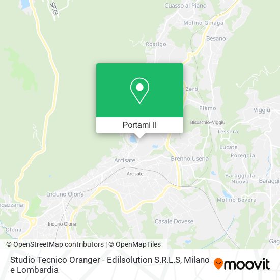 Mappa Studio Tecnico Oranger - Edilsolution S.R.L.S
