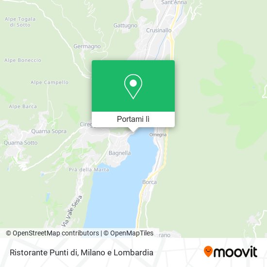 Mappa Ristorante Punti di