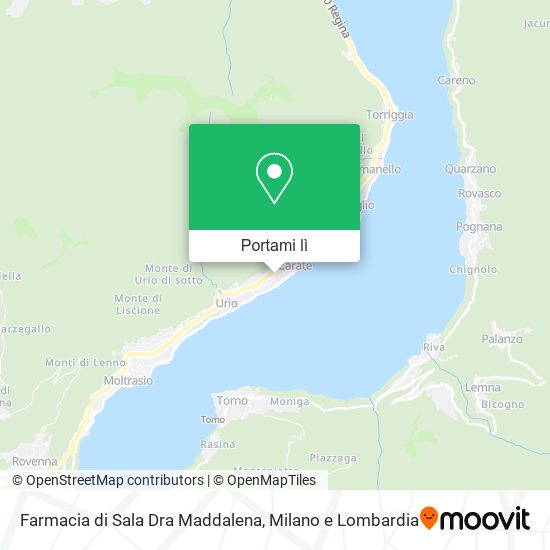 Mappa Farmacia di Sala Dra Maddalena