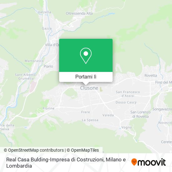 Mappa Real Casa Bulding-Impresa di Costruzioni