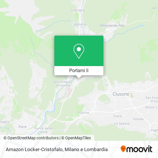 Mappa Amazon Locker-Cristofalo