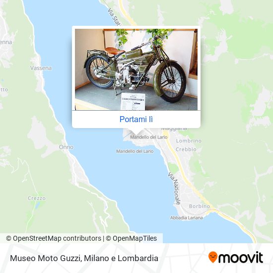 Mappa Museo Moto Guzzi