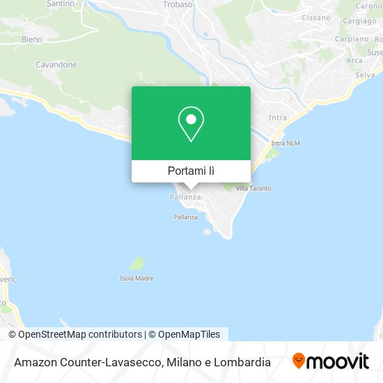 Mappa Amazon Counter-Lavasecco