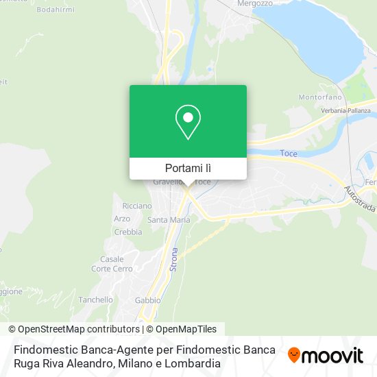 Mappa Findomestic Banca-Agente per Findomestic Banca Ruga Riva Aleandro