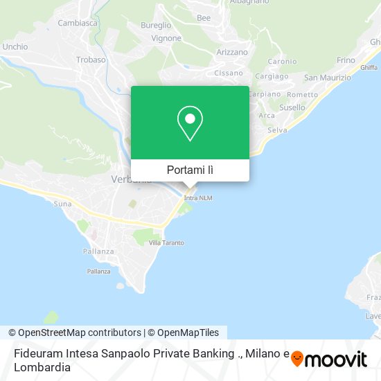 Mappa Fideuram Intesa Sanpaolo Private Banking .