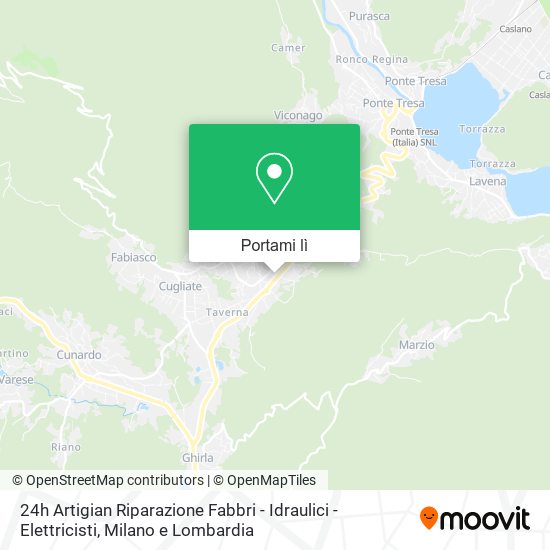 Mappa 24h Artigian Riparazione Fabbri - Idraulici - Elettricisti