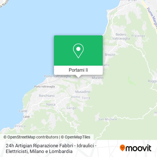 Mappa 24h Artigian Riparazione Fabbri - Idraulici - Elettricisti