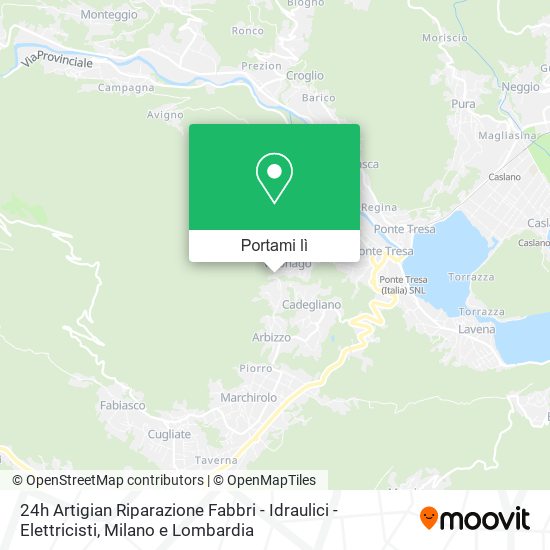 Mappa 24h Artigian Riparazione Fabbri - Idraulici - Elettricisti