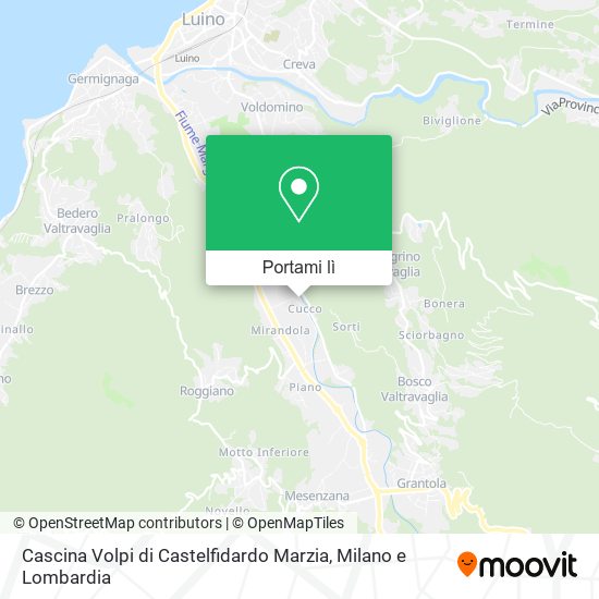 Mappa Cascina Volpi di Castelfidardo Marzia