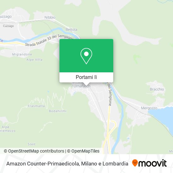 Mappa Amazon Counter-Primaedicola
